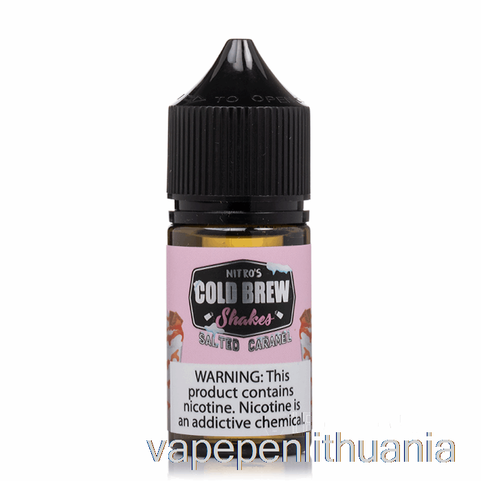 Sūdyta Karamelė - Nitros šalto Virimo Druskos - 30 Ml 25 Mg Vape Skysčio